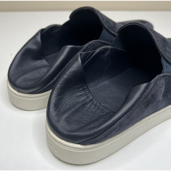 Vince Garvey Platform Convertible Sneakers Blue Suede Point Toe Women's 11M - Picture 5 of 9